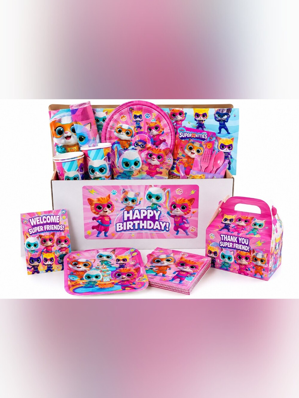 Disney Jr. Super Kitties Party In A Box!